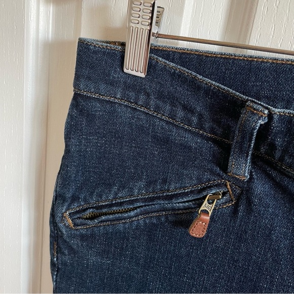 Lauren Ralph Lauren Skinny Jeans Women’s 8 Blue Mid Rise Ankle Zipper Pocket - Picture 3 of 14